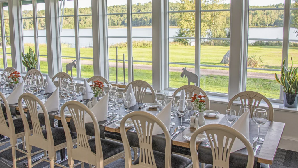 Golf med ställplats restaurang avdelningen background