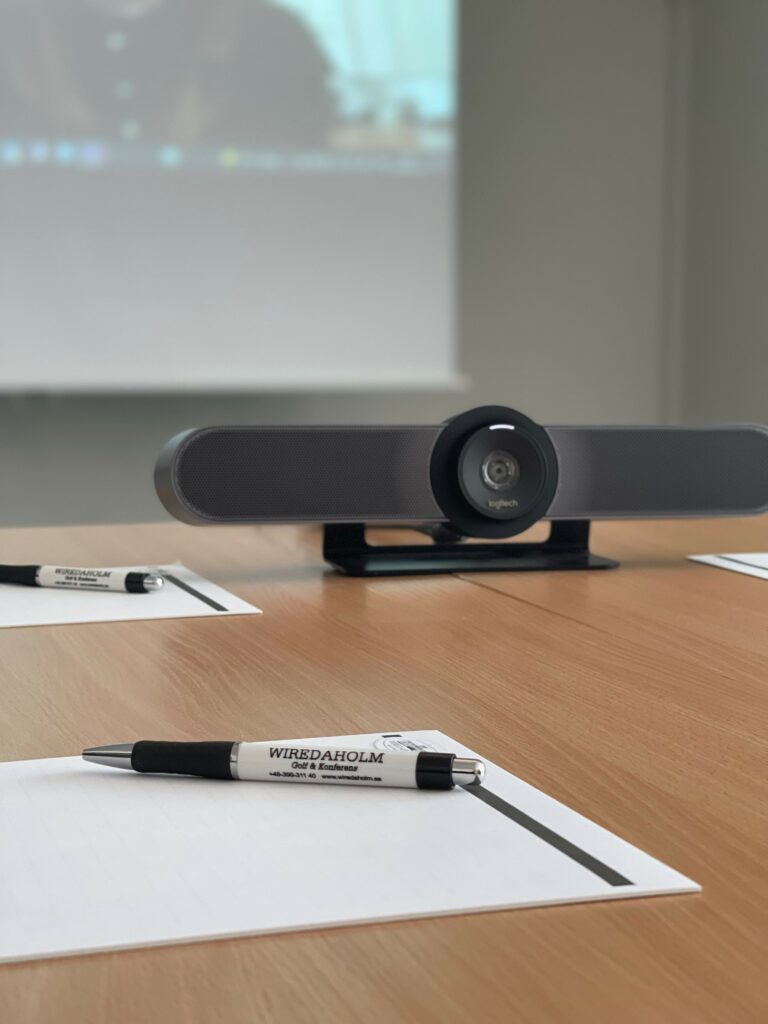 Konferens kamera - modern teknik för alla våra konferensrum - Wiredaholm Golf & Konferens