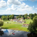 Wiredaholms Golf och konferensanlägning, - Flybild över anläggningen